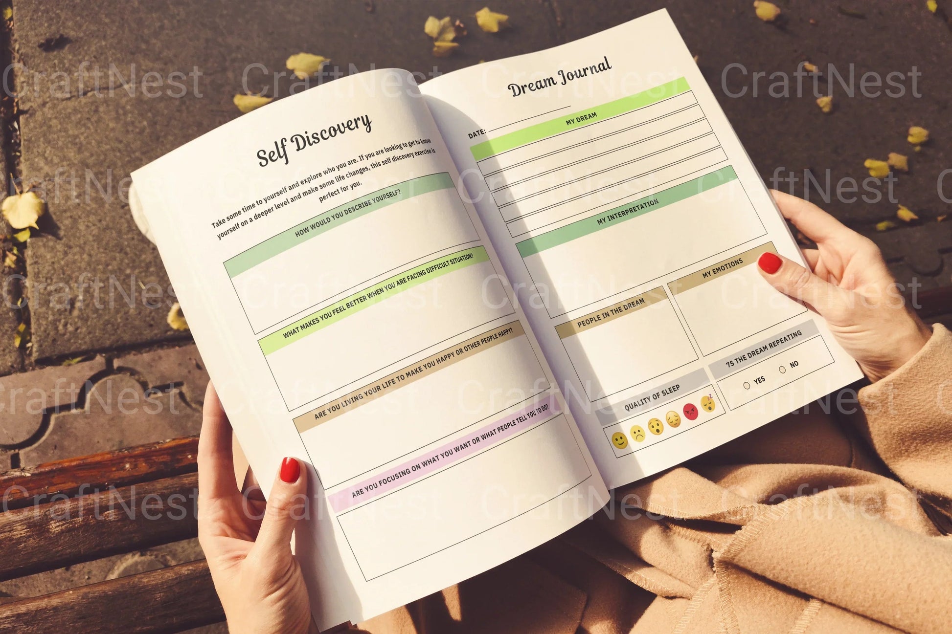 Self Love Workbook for Personal Growth - CraftNest - Digital Crafting and Art