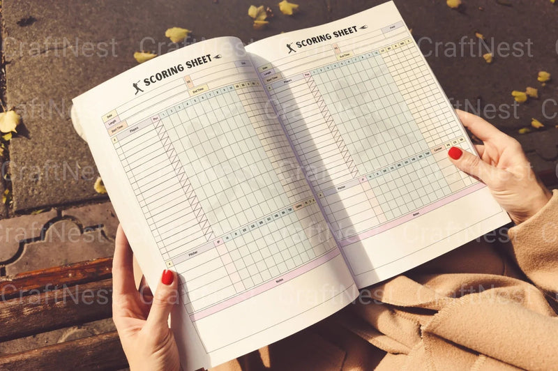 Baseball Scoring Book Guide - CraftNest - Digital Crafting and Art