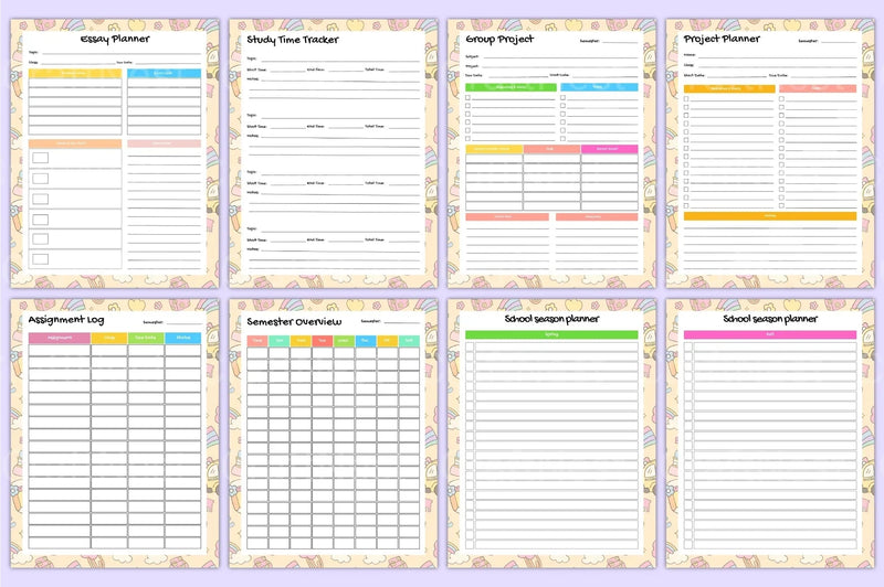 Back to School Planner 2023 - CraftNest - Digital Crafting and Art