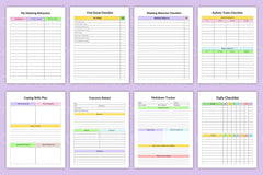 Autistic Planner for Effective Organization - CraftNest - Digital Crafting and Art