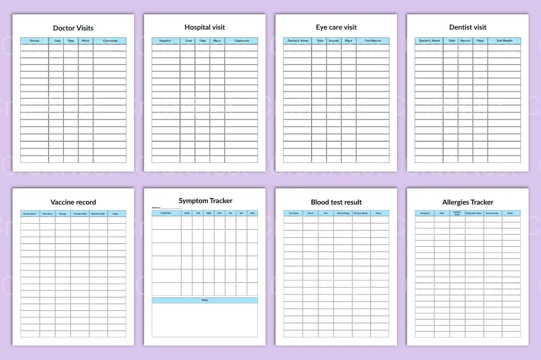 Medical Binder: Organized Health Records - CraftNest - Digital Crafting and Art