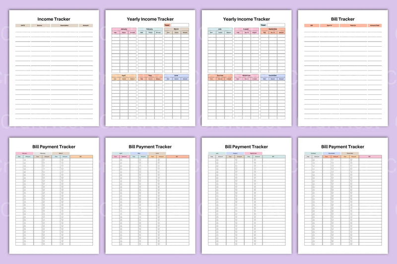 Budget Planner Template - CraftNest - Digital Crafting and Art