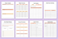 Craft Business Planner Guide - CraftNest - Digital Crafting and Art
