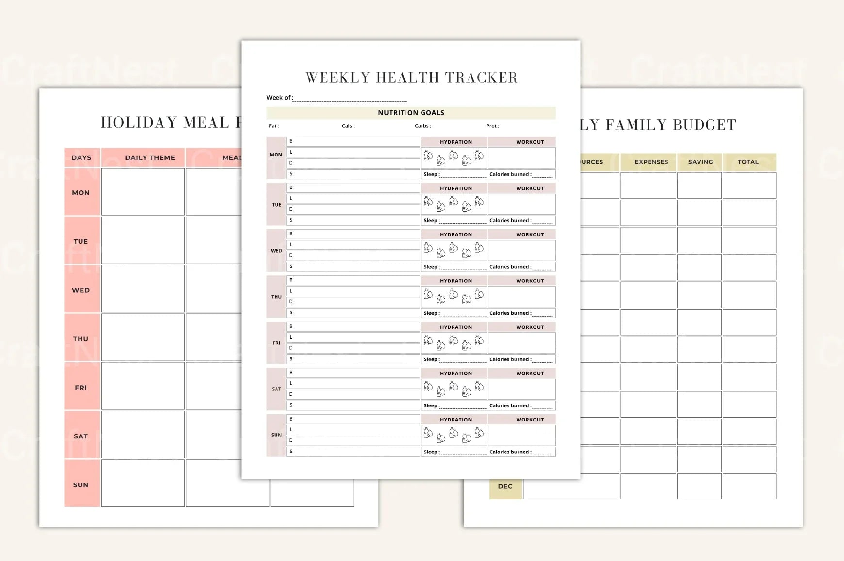 Ultimate House Management Binder for Organization - CraftNest - Digital Crafting and Art
