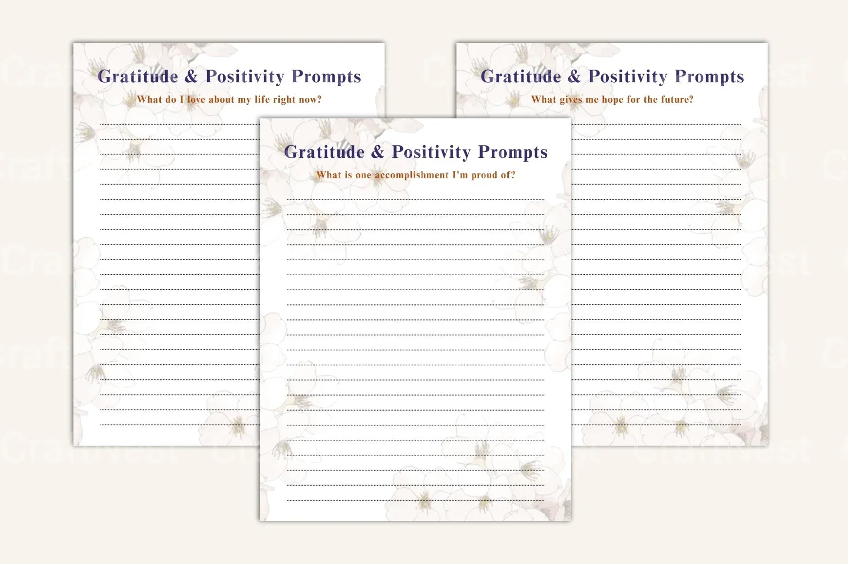 Anxiety Prompts for Stress Relief - CraftNest - Digital Crafting and Art