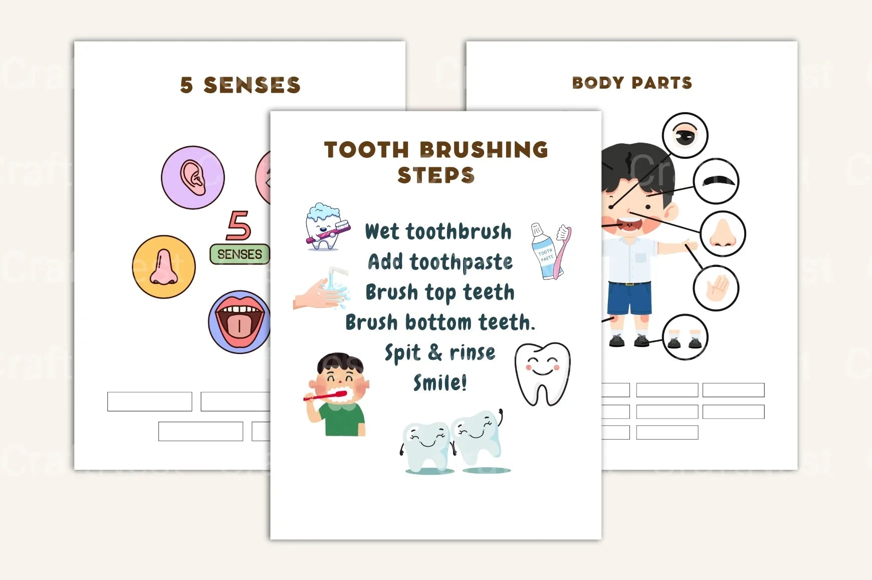 Educational Posters for Kids - CraftNest - Digital Crafting and Art
