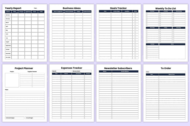 Small Business Planner 2023 - CraftNest - Digital Crafting and Art