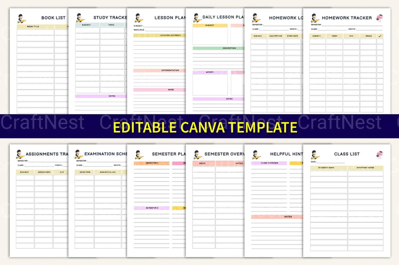 Ultimate Student Life Planner - CraftNest - Digital Crafting and Art