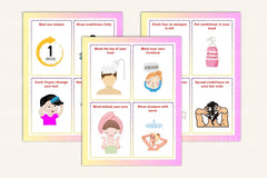 Shower Sequence Cards for Boys - CraftNest - Digital Crafting and Art