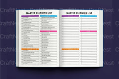 ADHD Cleaning Tracker: Stay Organized and Focused - CraftNest - Digital Crafting and Art