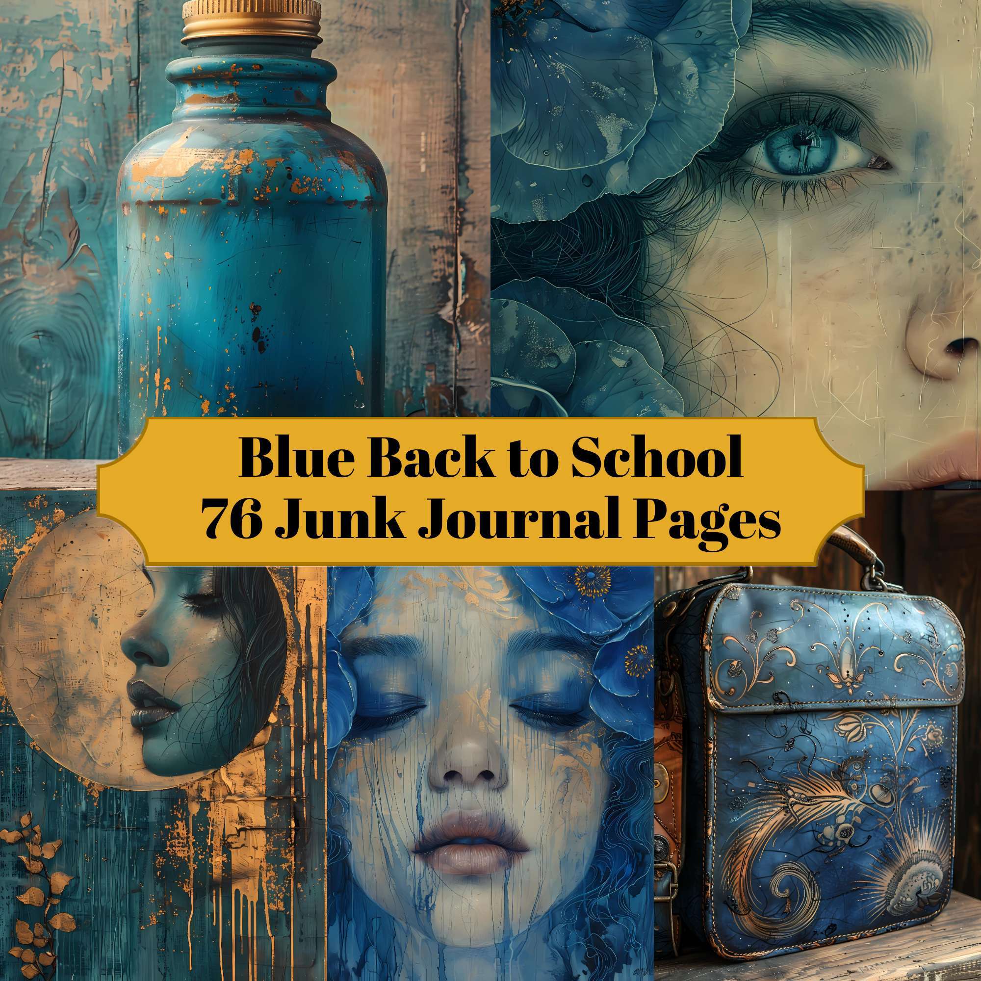 Blue Back To School