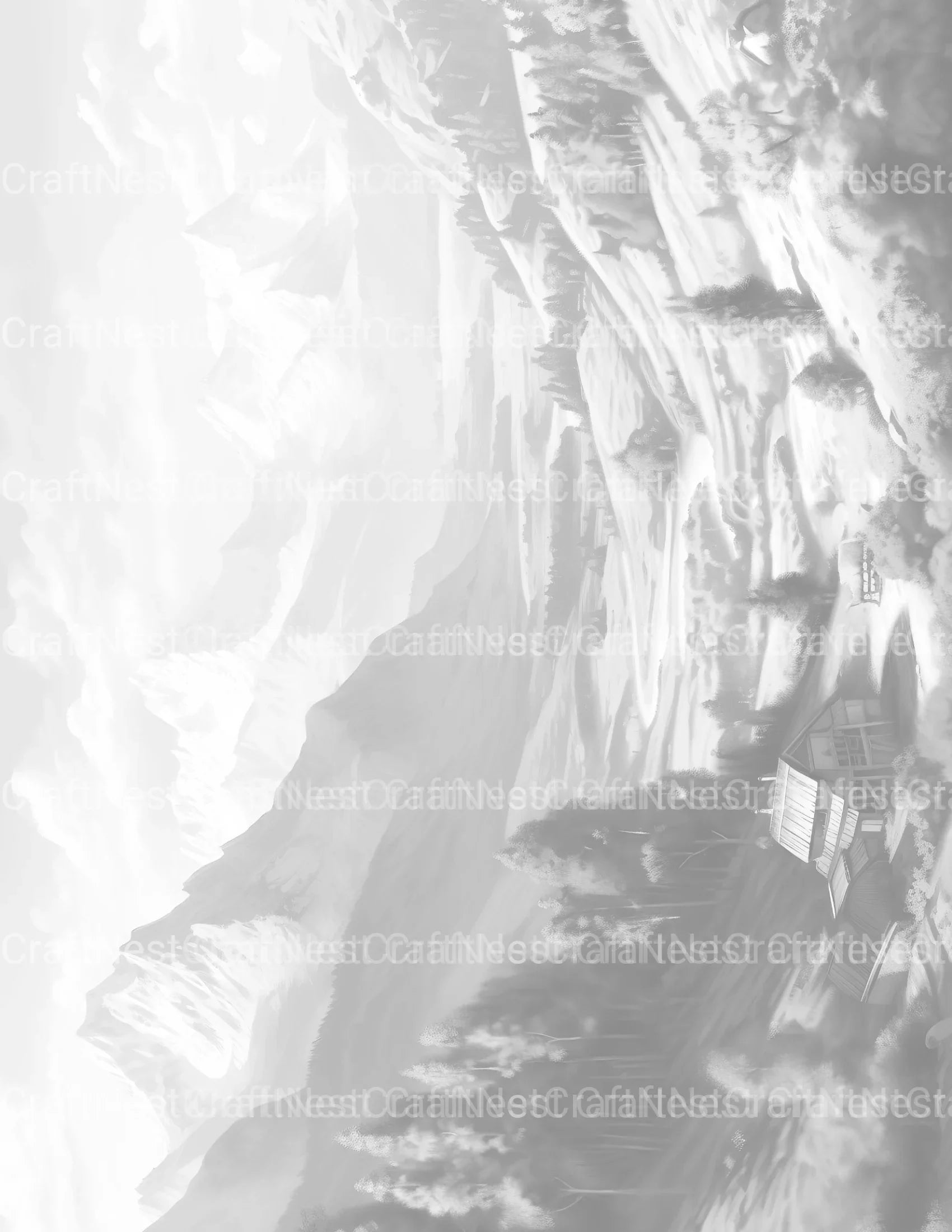 Landscape Scenes Coloring Book - CraftNest - Digital Crafting and Art