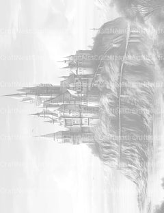 Castles Coloring Book - CraftNest - Digital Crafting and Art