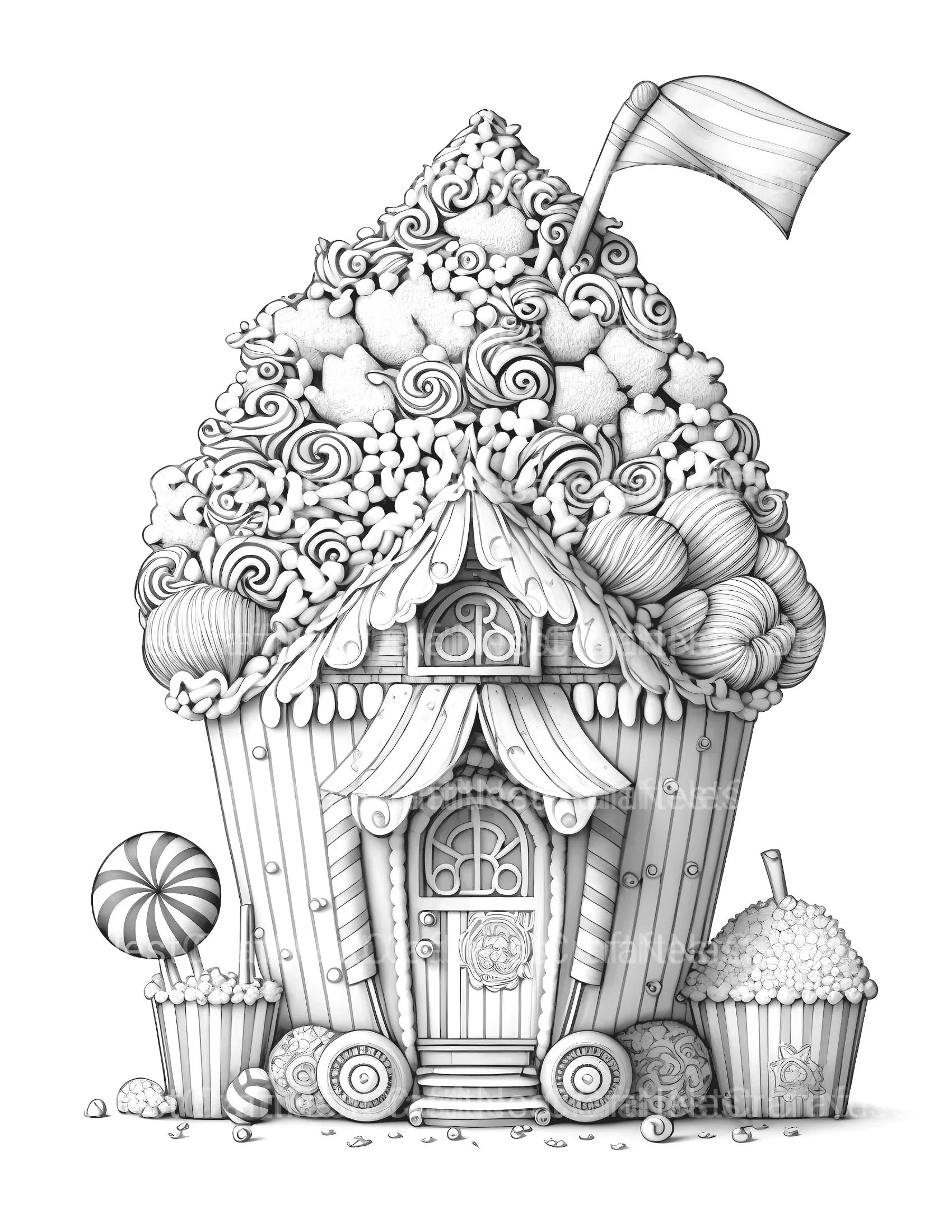 Aztec Tiny House Coloring Book - CraftNest - Digital Crafting and Art