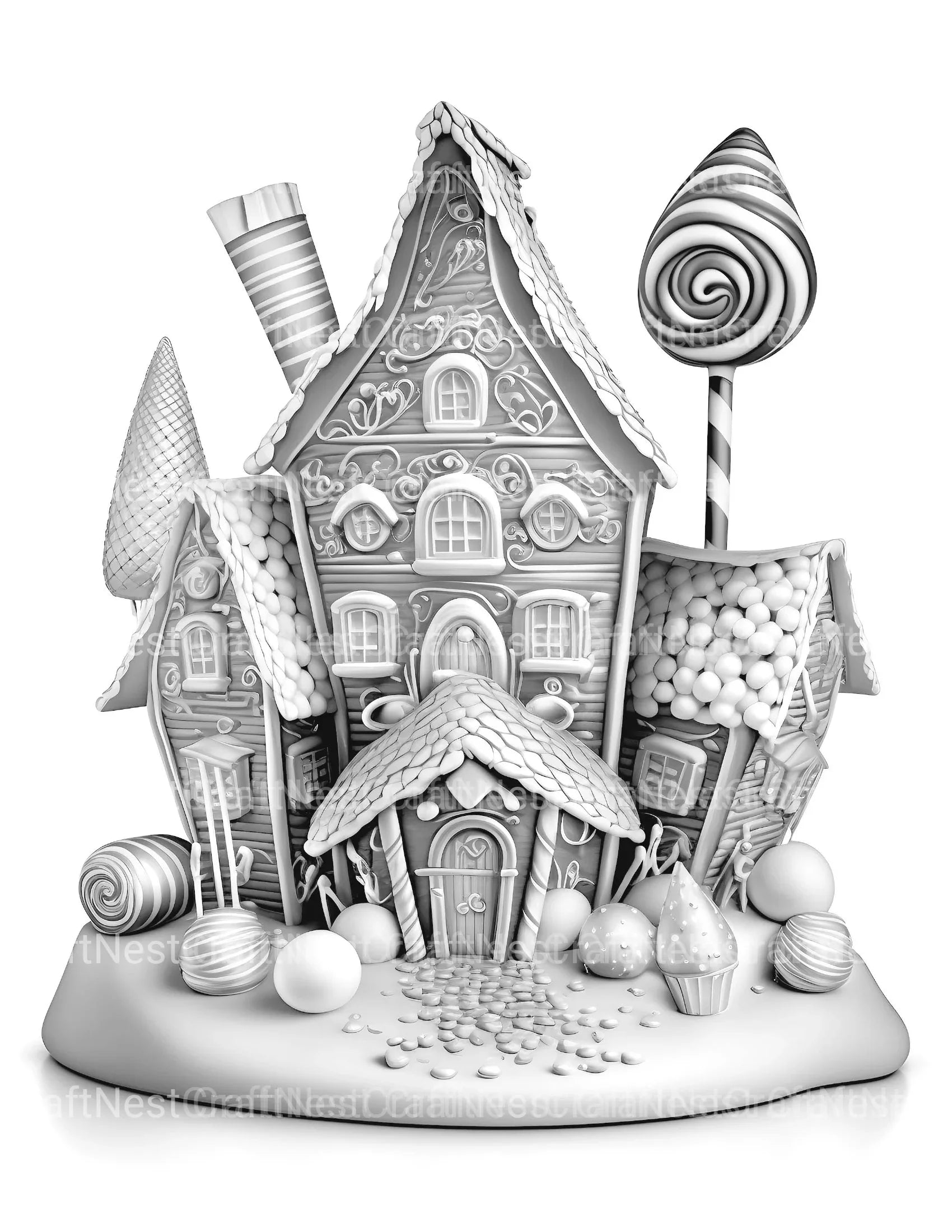 Aztec Tiny House Coloring Book - CraftNest - Digital Crafting and Art