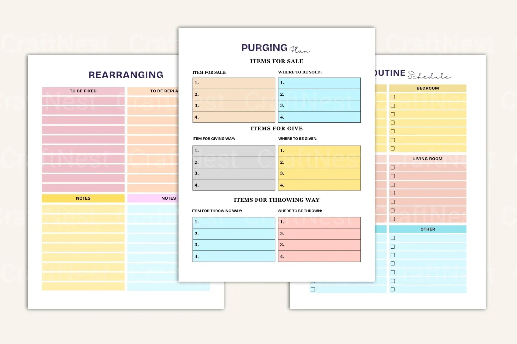 Organization Decluttering Guide - CraftNest - Digital Crafting and Art