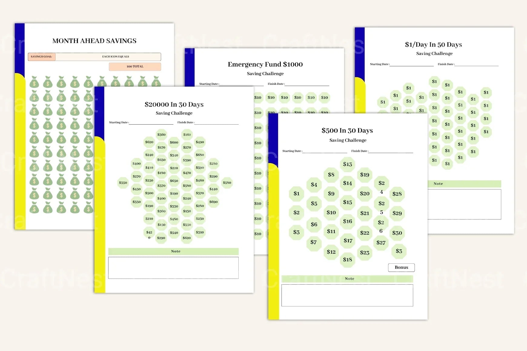 Budget Organizer Book for Effective Financial Planning - CraftNest - Digital Crafting and Art