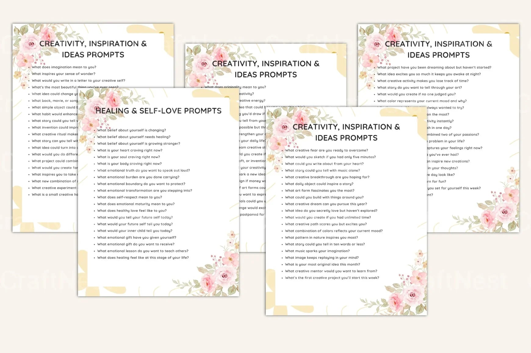 Ultimate All-In-One Prompts Book - CraftNest - Digital Crafting and Art
