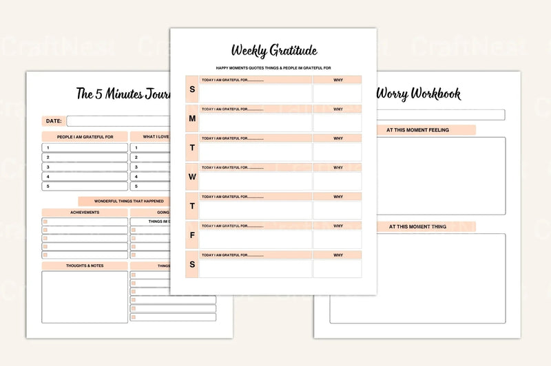 Burnout Recovery Workbook for Stress Relief - CraftNest - Digital Crafting and Art