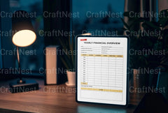 Savings Expense Tracker Tool - CraftNest - Digital Crafting and Art