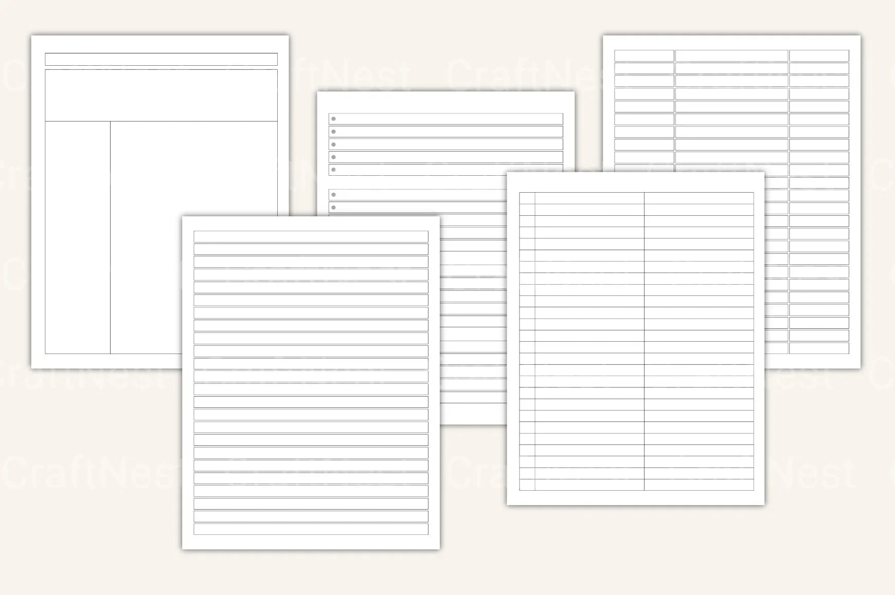 Notebook 100 - CraftNest - Digital Crafting and Art