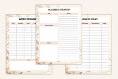 Entrepreneur Side Hustle Organizer - CraftNest - Digital Crafting and Art