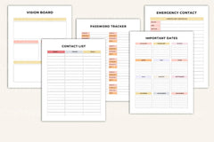 Efficient Daily Planner for Optimal Organization - CraftNest - Digital Crafting and Art
