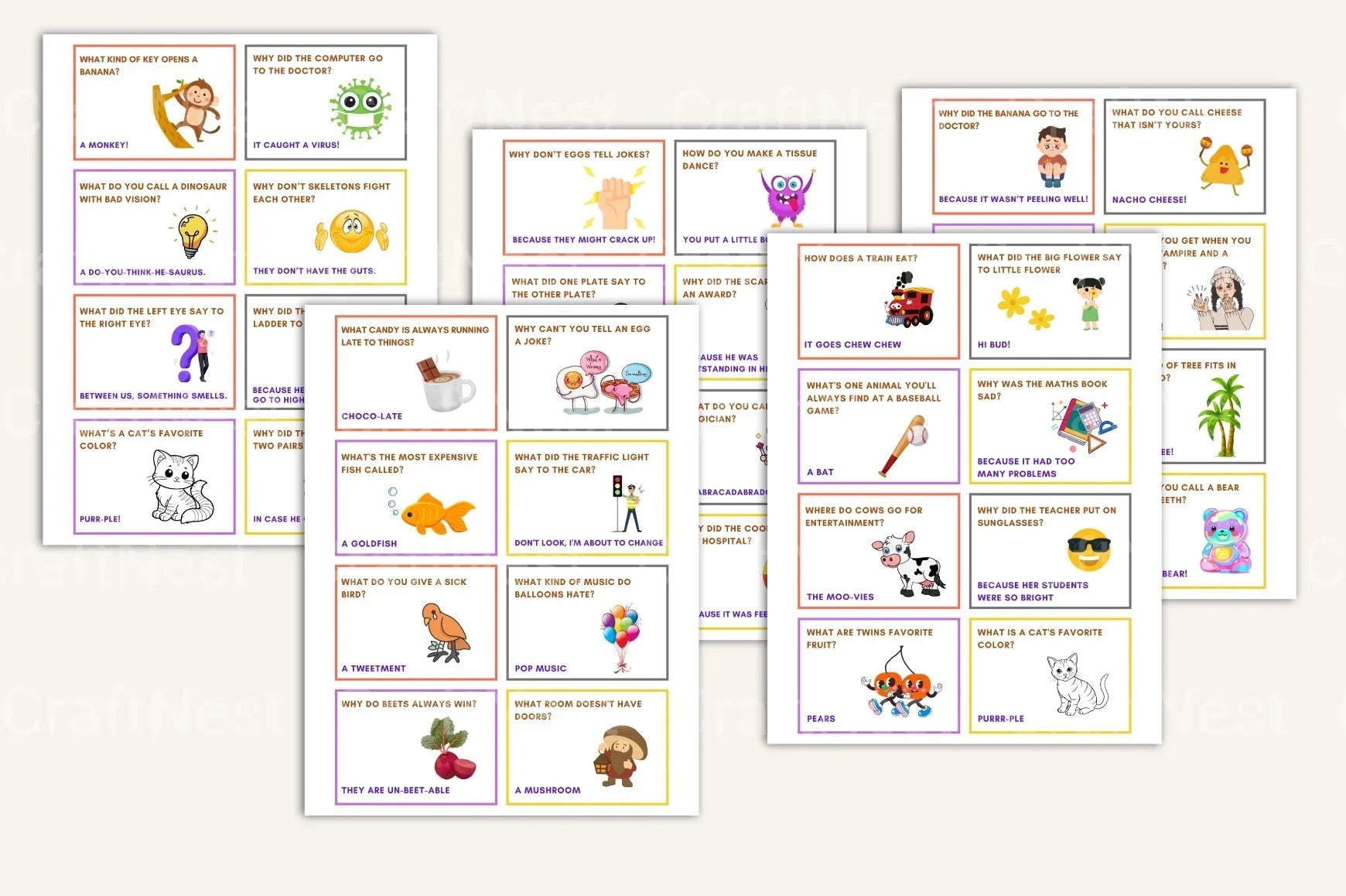 Lunchbox Jokes for Kids - CraftNest - Digital Crafting and Art
