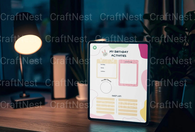 12-Month Kids Activity Organizer - CraftNest - Digital Crafting and Art