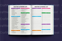 ADHD Cleaning Tracker: Stay Organized and Focused - CraftNest - Digital Crafting and Art