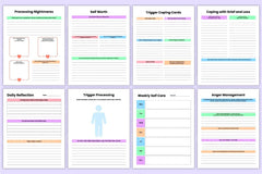 PTSD Trauma Recovery Workbook - CraftNest - Digital Crafting and Art