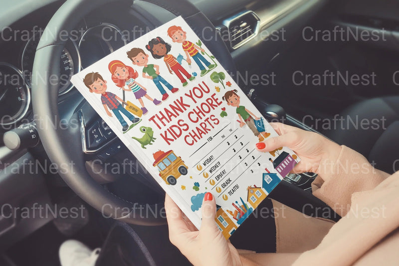 Kids Chore Charts Collection - CraftNest - Digital Crafting and Art