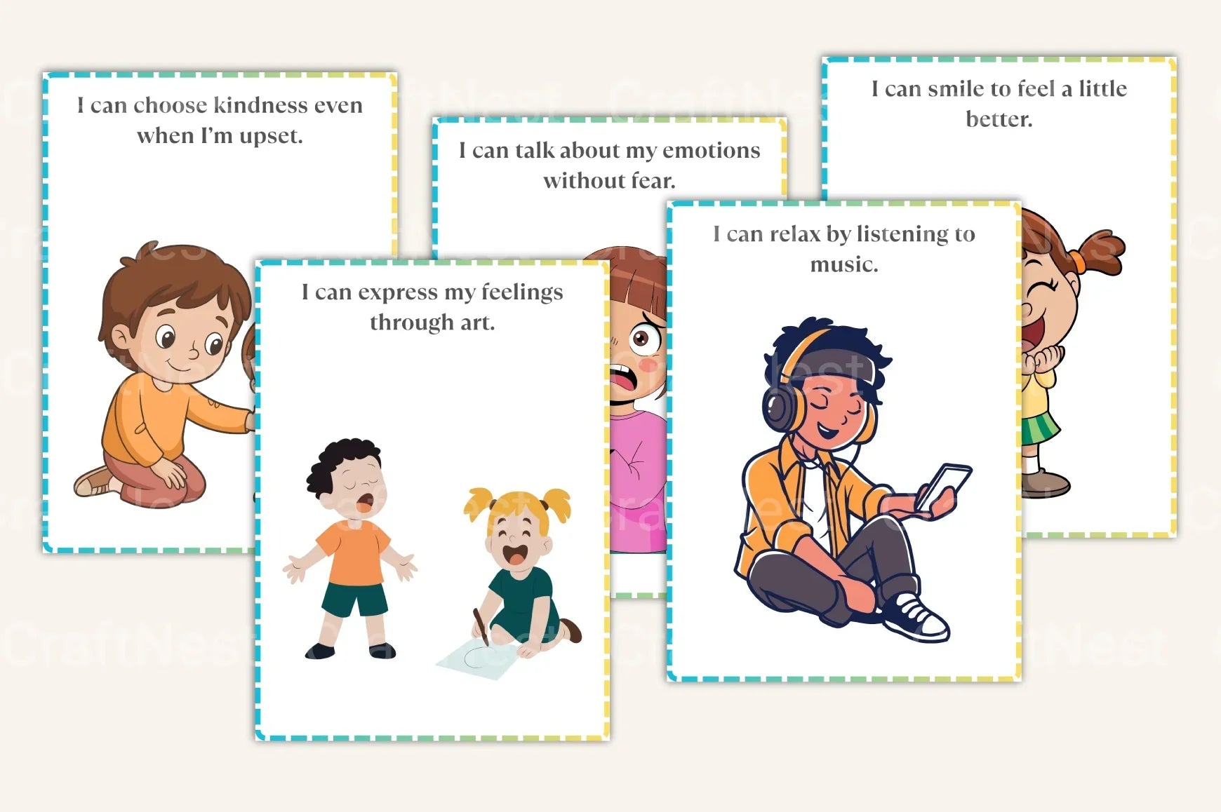 Emotion 120 Cards Collection - CraftNest - Digital Crafting and Art