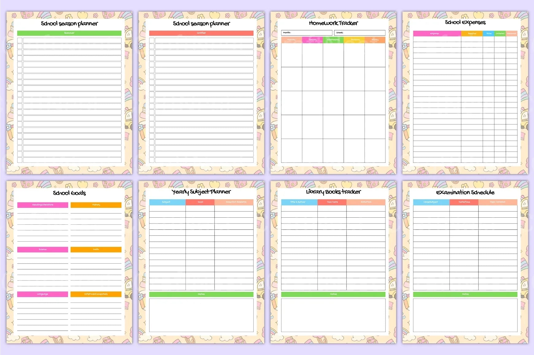 Back to School Planner 2023 - CraftNest - Digital Crafting and Art
