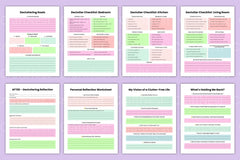 Declutter Workbook for Organized Living - CraftNest - Digital Crafting and Art