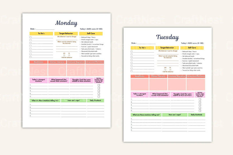 Dialectical Behavior Therapy Guide - CraftNest - Digital Crafting and Art