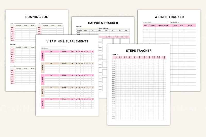 Ultimate Wellness Fitness Guide - CraftNest - Digital Crafting and Art