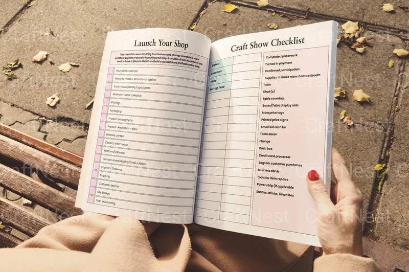 Craft Business Planner Guide - CraftNest - Digital Crafting and Art