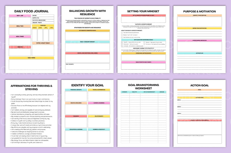 Thrive Strive Planner for Success - CraftNest - Digital Crafting and Art