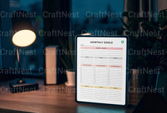 Goal Setting Motivation Workbook - CraftNest - Digital Crafting and Art