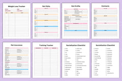 Pet Care Planner: Organize Your Pet's Health & Schedule - CraftNest - Digital Crafting and Art