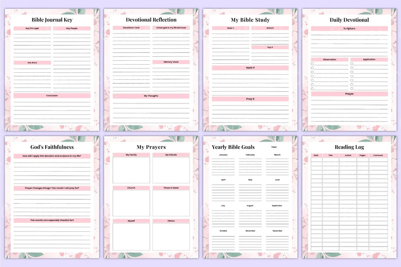 Bible Prayer Guide - CraftNest - Digital Crafting and Art
