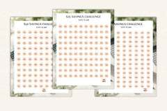 Savings Budget Organizer - CraftNest - Digital Crafting and Art