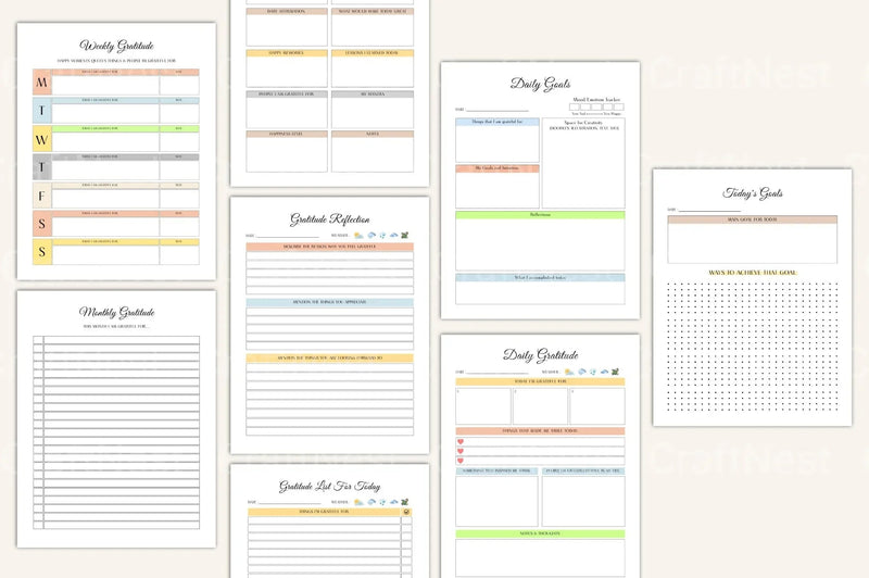 Daily Gratitude Journal - CraftNest - Digital Crafting and Art