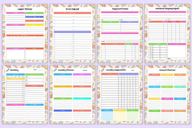 Home School Planner - CraftNest - Digital Crafting and Art