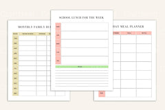 Complete House Management Binder for Efficient Home Organization - CraftNest - Digital Crafting and Art