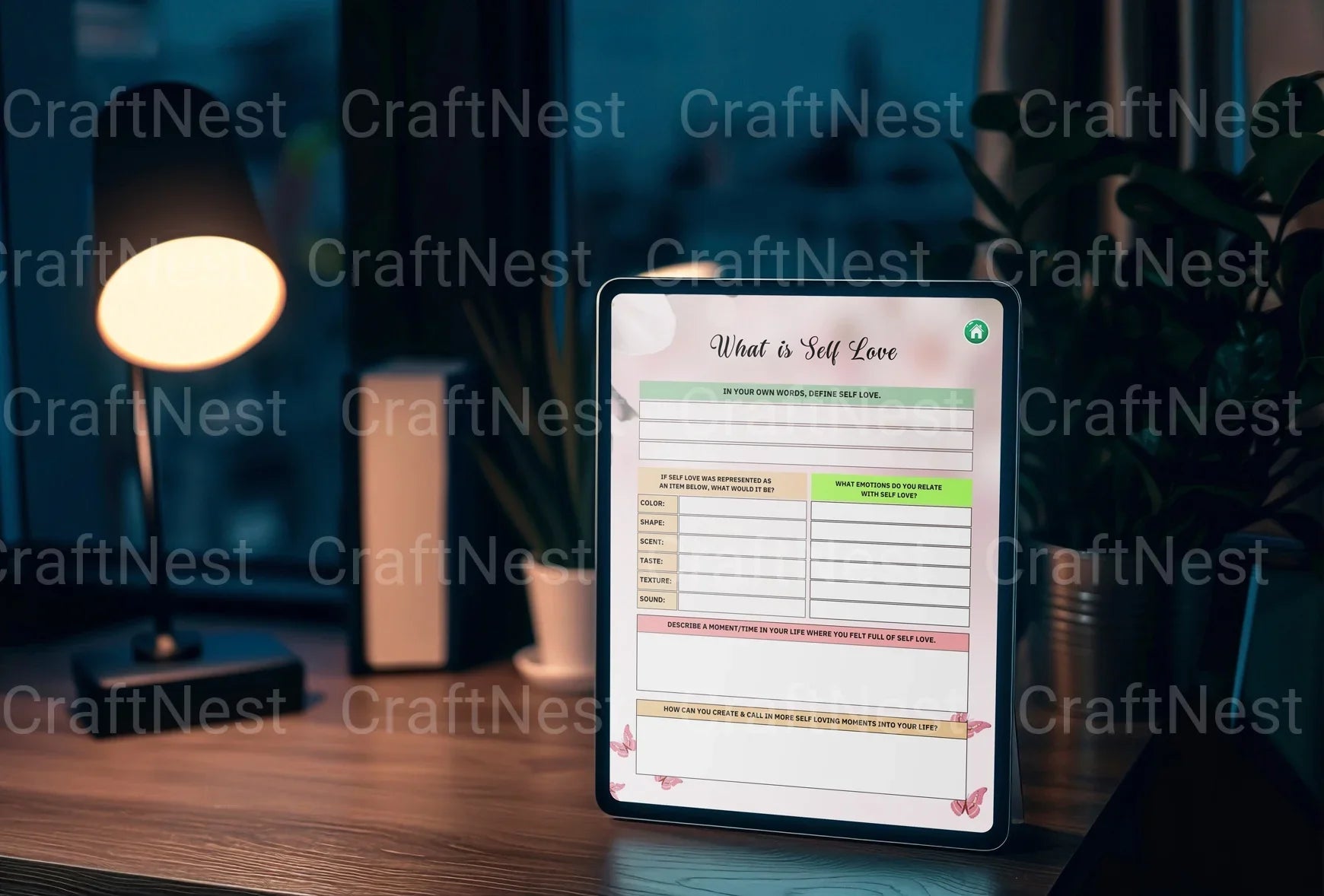 Self Love Workbook for Personal Growth - CraftNest - Digital Crafting and Art