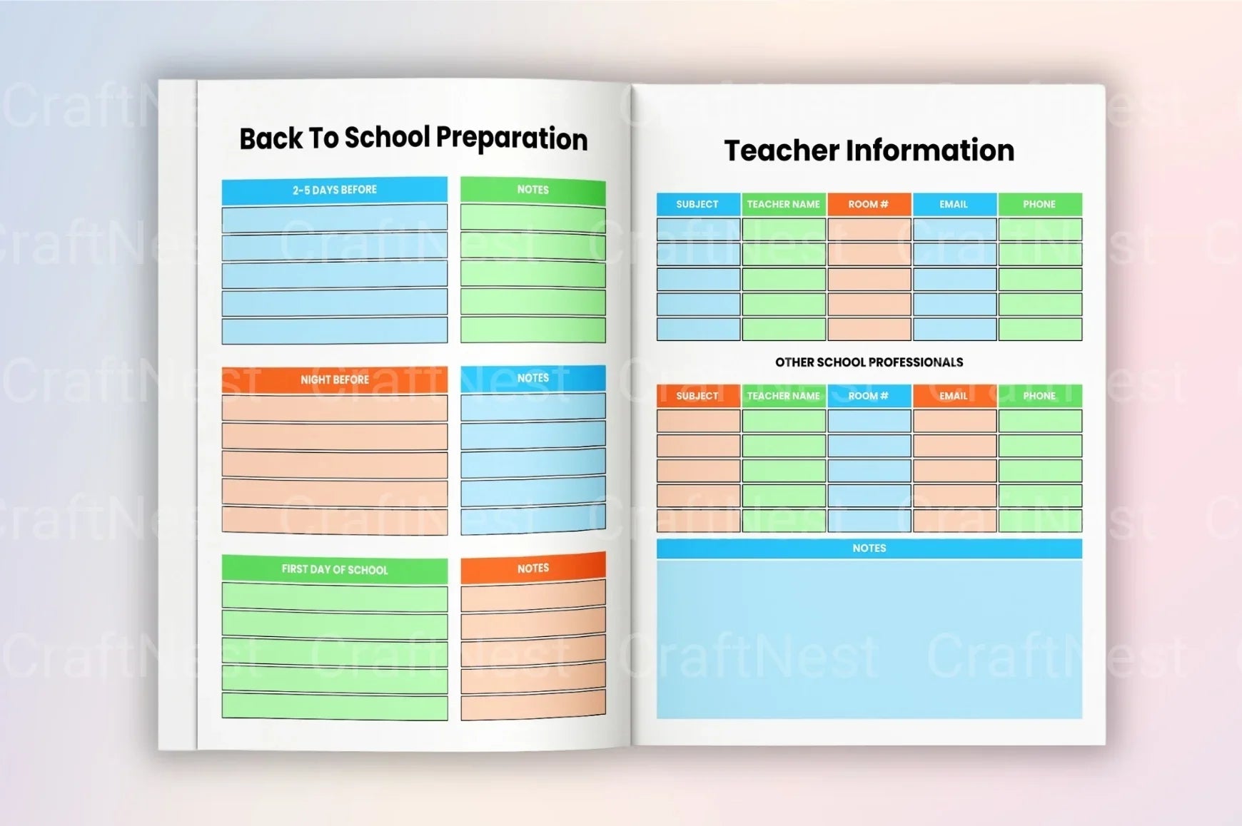 Back to School Essentials - CraftNest - Digital Crafting and Art