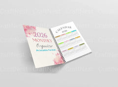 Monthly Organizer Template - CraftNest - Digital Crafting and Art