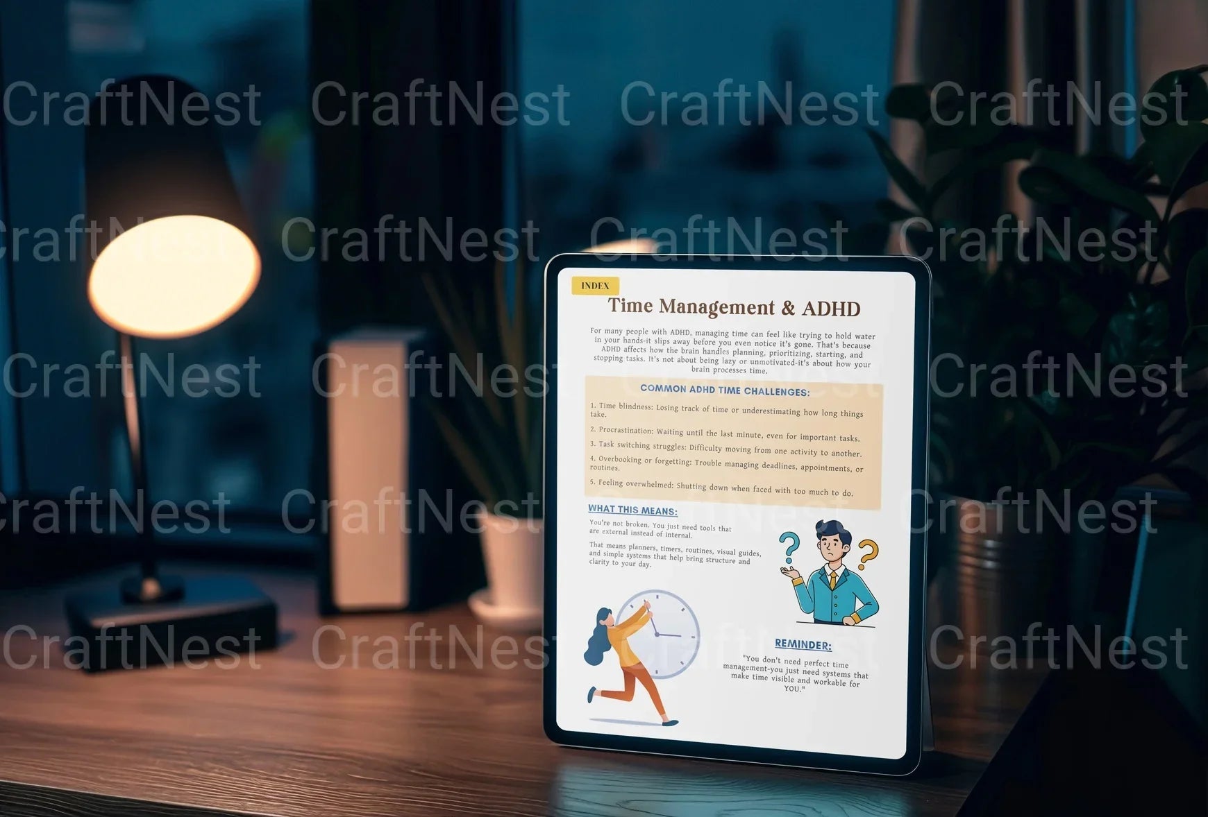 ADHD Time Management Worksheets for Improved Focus - CraftNest - Digital Crafting and Art